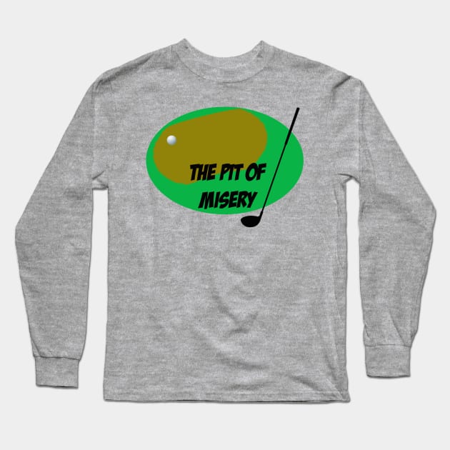 Pit of Misery Long Sleeve T-Shirt by ArmChairQBGraphics